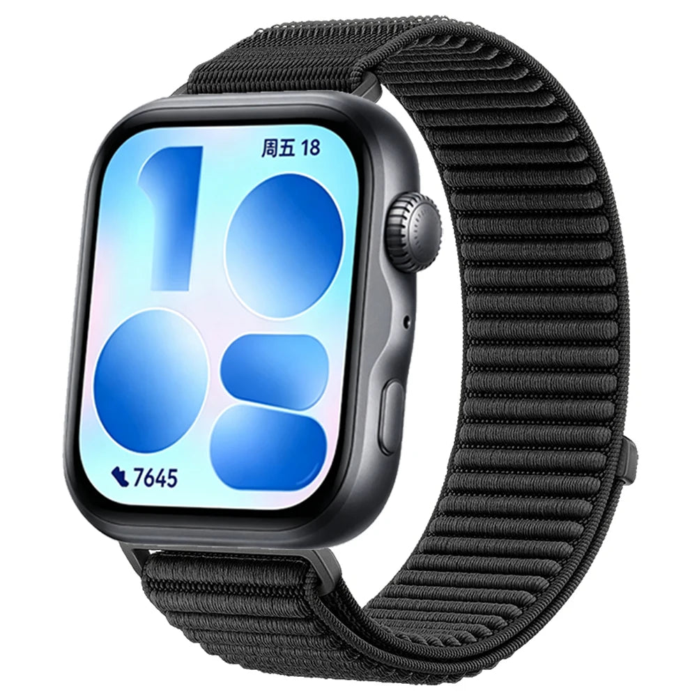 Nylon Braided Loop Strap for Huawei Watch Fit 3/4/5 SmartWatch Sports Comfortable Band For Huawei Watch Fit 5-4 Pro Accessories