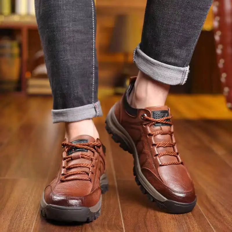 Comfortable Street Trendy Running fashion men's shoes  Non-Slip Outdoor Lace casual hiking sports shoes Large size mens sneakers