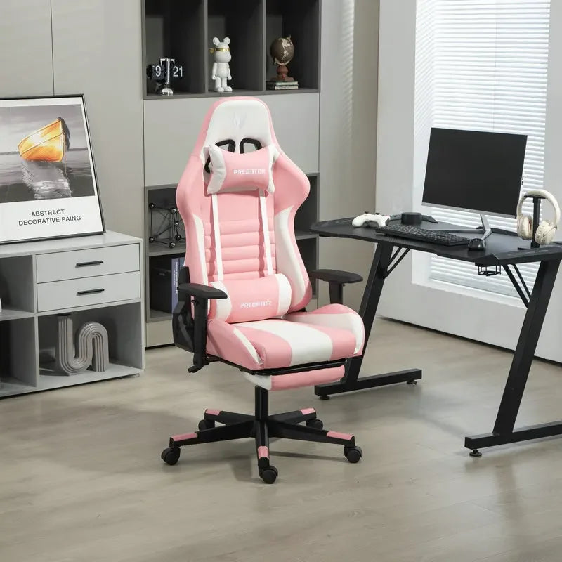 AOLIVIYA Modern Light Ergonomic Gaming Computer Chair, Swivel Seat with Lift for Home Live Broadcast Comfortable Sedentary Dormi