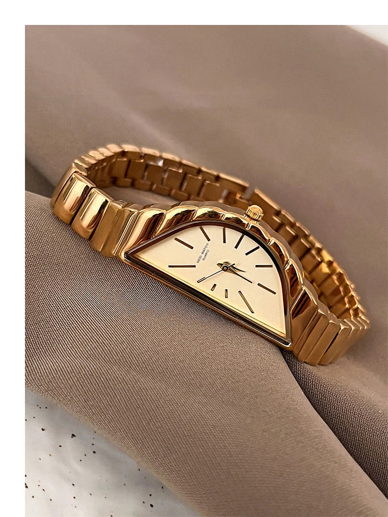 GEDI Gold Watch Elegant 2026 Wristwatches Ladies Watches Luxury Vintage Niche Waterproof Quartz Watches Gifts for Women