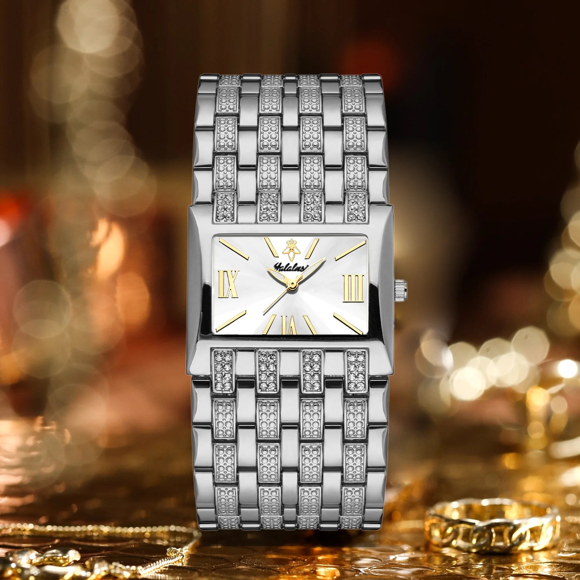 YaLaLuSi Brand: Fashionable Women's Waterproof Quartz Bracelet Watches – Luxury Gold Watches for Gifts reloj mujer Ladies