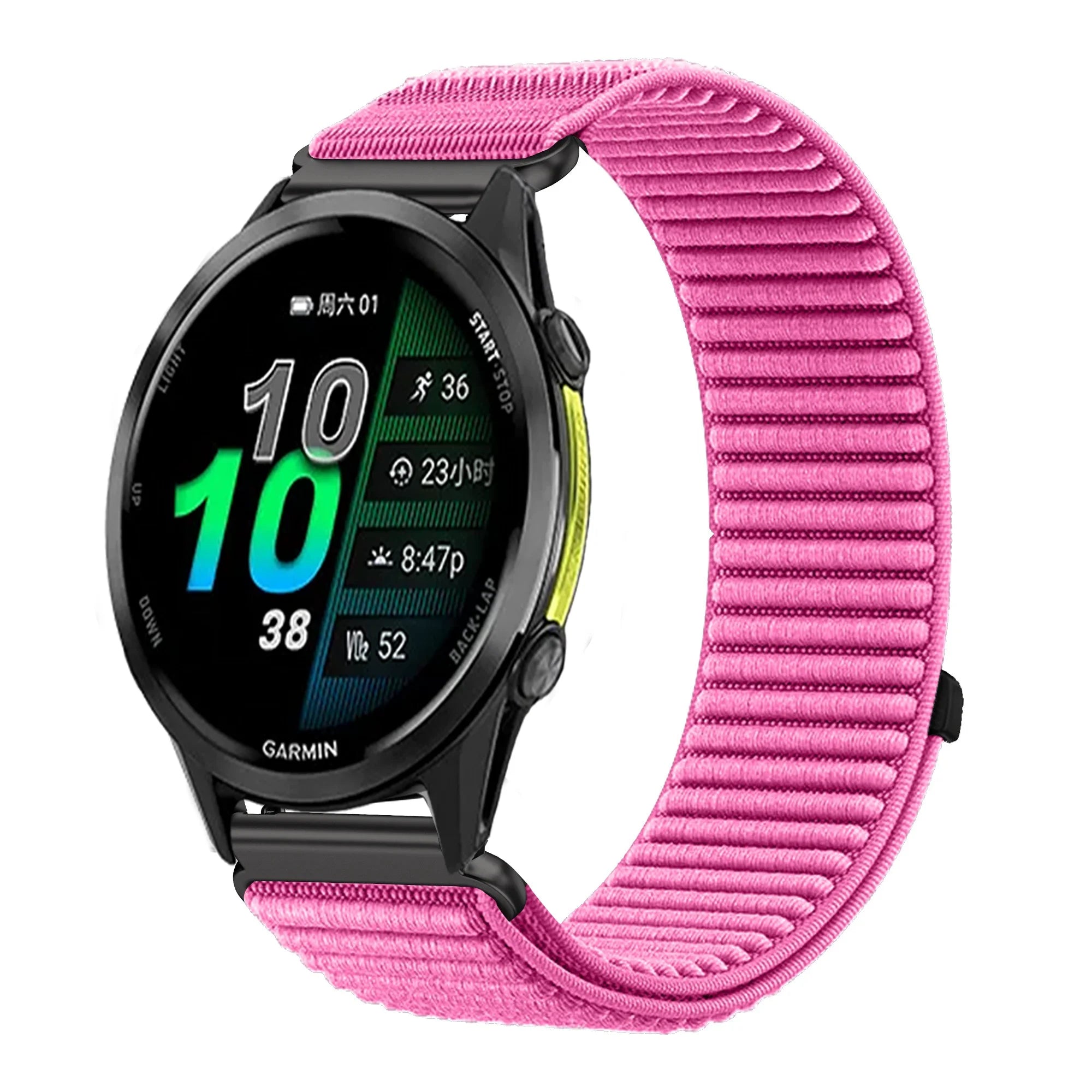 18mm 20mm 22mm Nylon Loop Strap For Garmin Forerunner 970 570 Venu 4 45mm 41mm Venu 3 Wave Wristband Garmin Active 6 Accessories