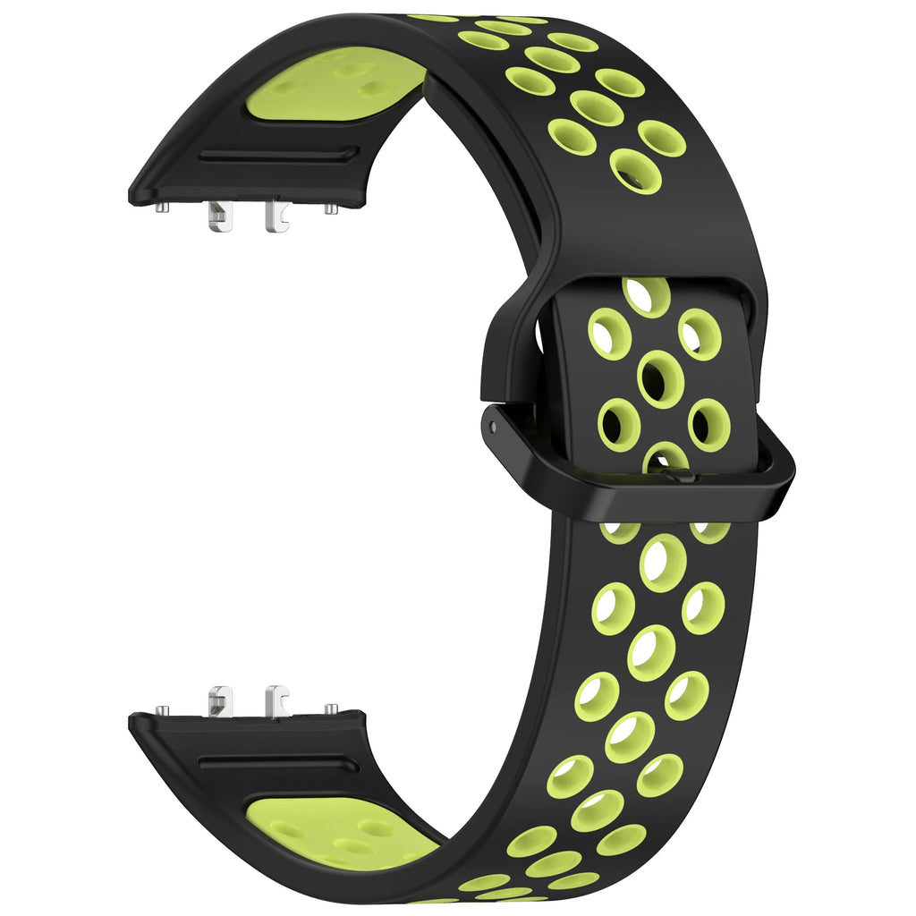 Silicone Strap For Samsung Galaxy Fit 3 Band Bracelet Two-tone Watchband Correa For Samsung Galaxy Fit 3 Replaceable Wristband