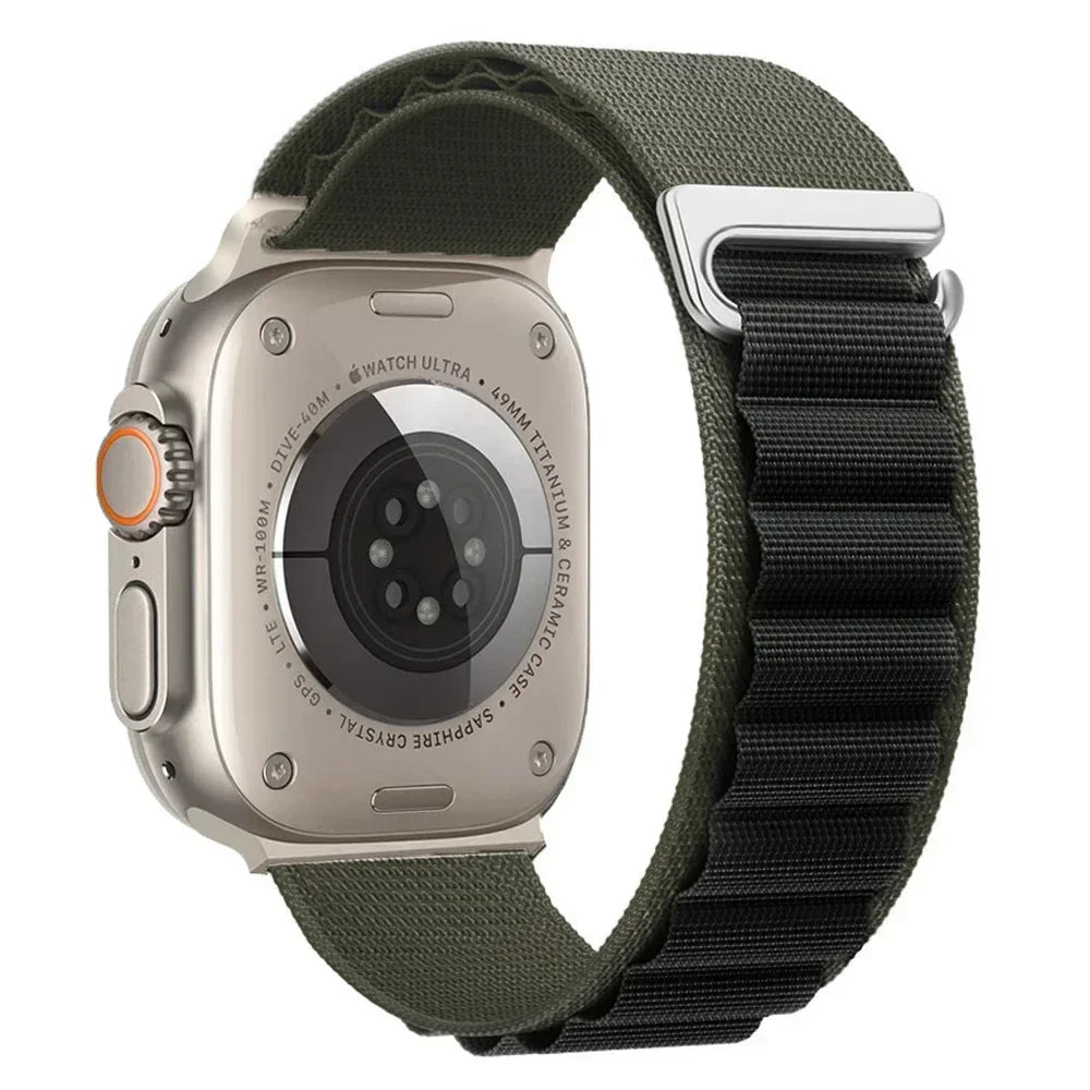 Alpine Loop Band for Apple Watch Ultra 49mm 11 10 9 8 7 46mm 42mm 45mm 41mm Nylon Wristband iWatch Series 6 5 4 SE 44 40mm Strap