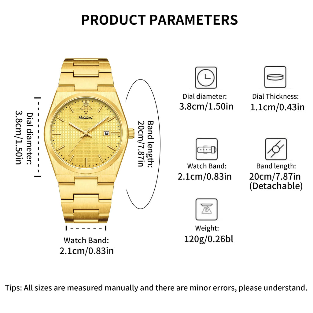YaLaLuSi Men’s Casual Sports Quartz Water-Resistant Watch: A Multifunctional Gift Timepiece reloj mujer reloj hombre montre