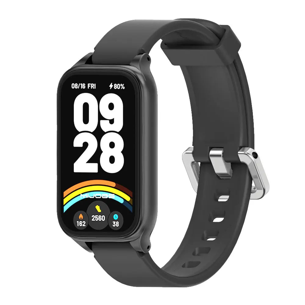 Strap For Mi Band 9 Active Watchband for Mi Band 8 Active 9 Active Silicone Wristband for Mi Band 9 Active Smartband Accessories