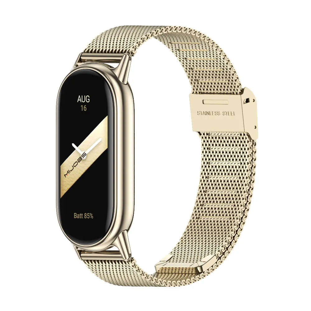 Strap for Mi Band 10 9 8 Wristband For Mi Band 9 Bracelet for Mi Band 10 Stainless Steel Watch Band for Mi Band 8 Metal Straps