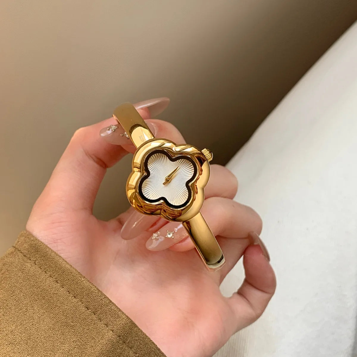 Women Reloj Mujer for Girls Quartz Watch Gold Sliver Stainless Steel Orologio Ladies Wristwatch Luxury New Bracelet Bangle Clock