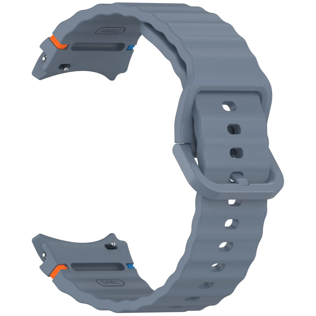 New Official Silicone Strap For Samsung Galaxy Watch 6 4 Classic 47mm 46mm 43/42mm Watchband Galaxy Watch 7 6 5 4 40mm 44mm Belt