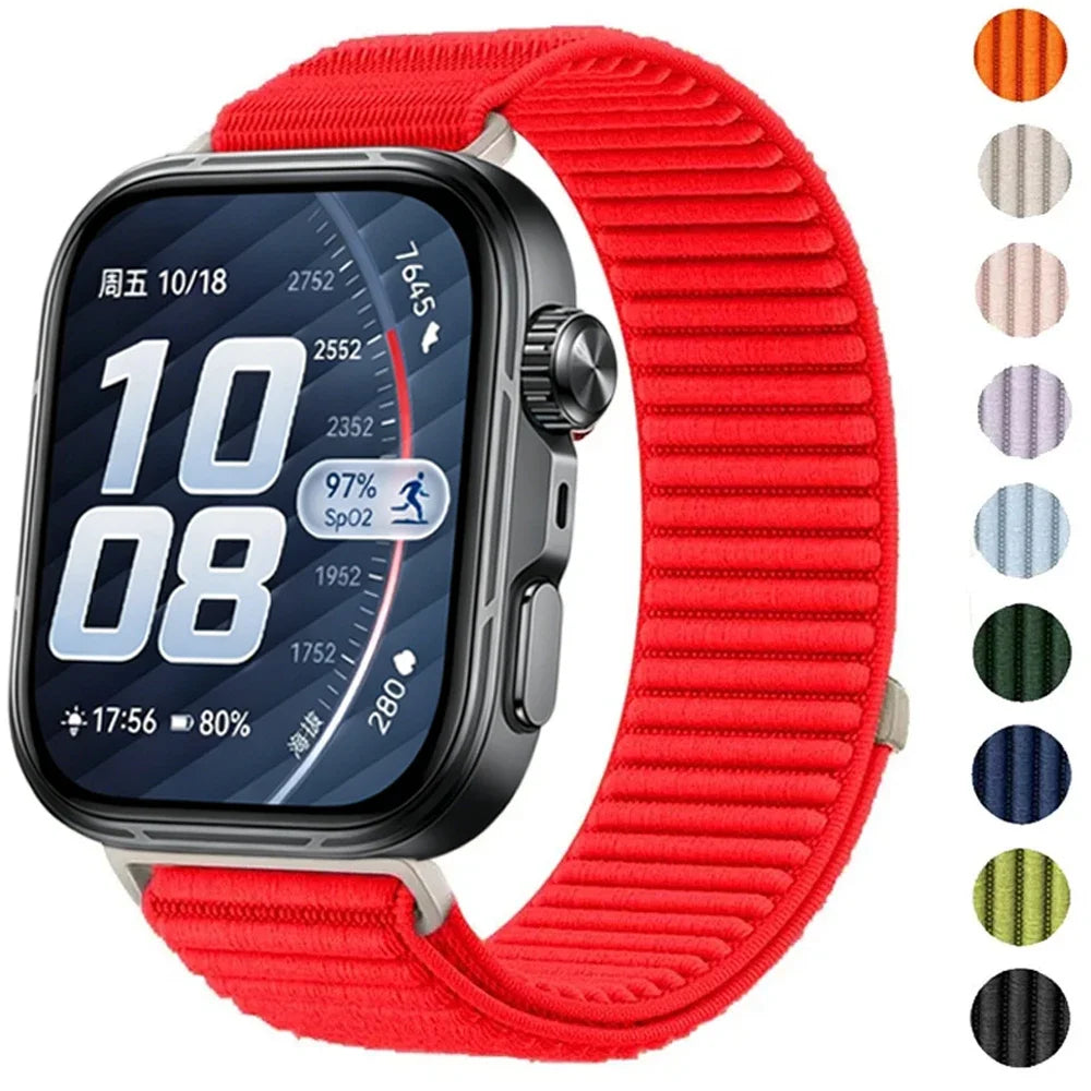 Nylon Braided Loop Strap for Huawei Watch Fit 3/4/5 SmartWatch Sports Comfortable Band For Huawei Watch Fit 5-4 Pro Accessories