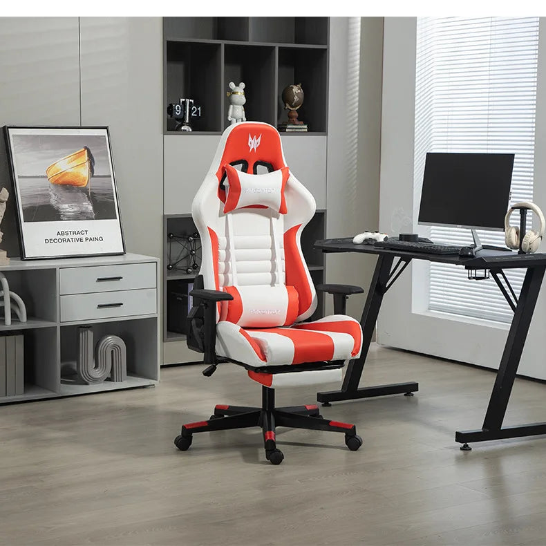 AOLIVIYA Modern Light Ergonomic Gaming Computer Chair, Swivel Seat with Lift for Home Live Broadcast Comfortable Sedentary Dormi