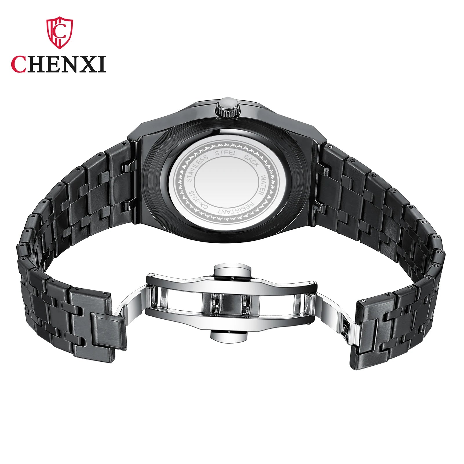 Mens Wacthes High Quality Waterproof Calendar Quartz Watch Men Original Stainless Steel Fashion Luminous Wristwatch Gifts Men