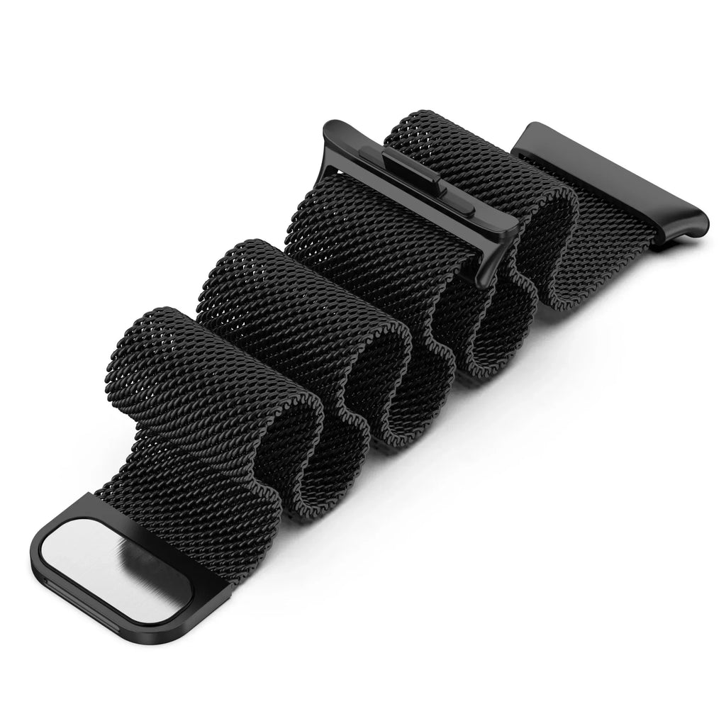 Milanese Loop Strap For Xiaomi Mi Band 9/8 Pro Metal Magnetic Durable Wristband Watchband For Redmi Watch 4/5/6 Correa Accessory