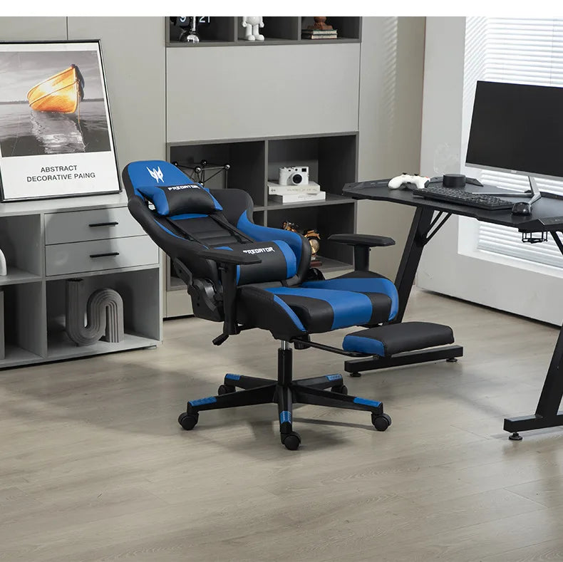 AOLIVIYA Modern Light Ergonomic Gaming Computer Chair, Swivel Seat with Lift for Home Live Broadcast Comfortable Sedentary Dormi