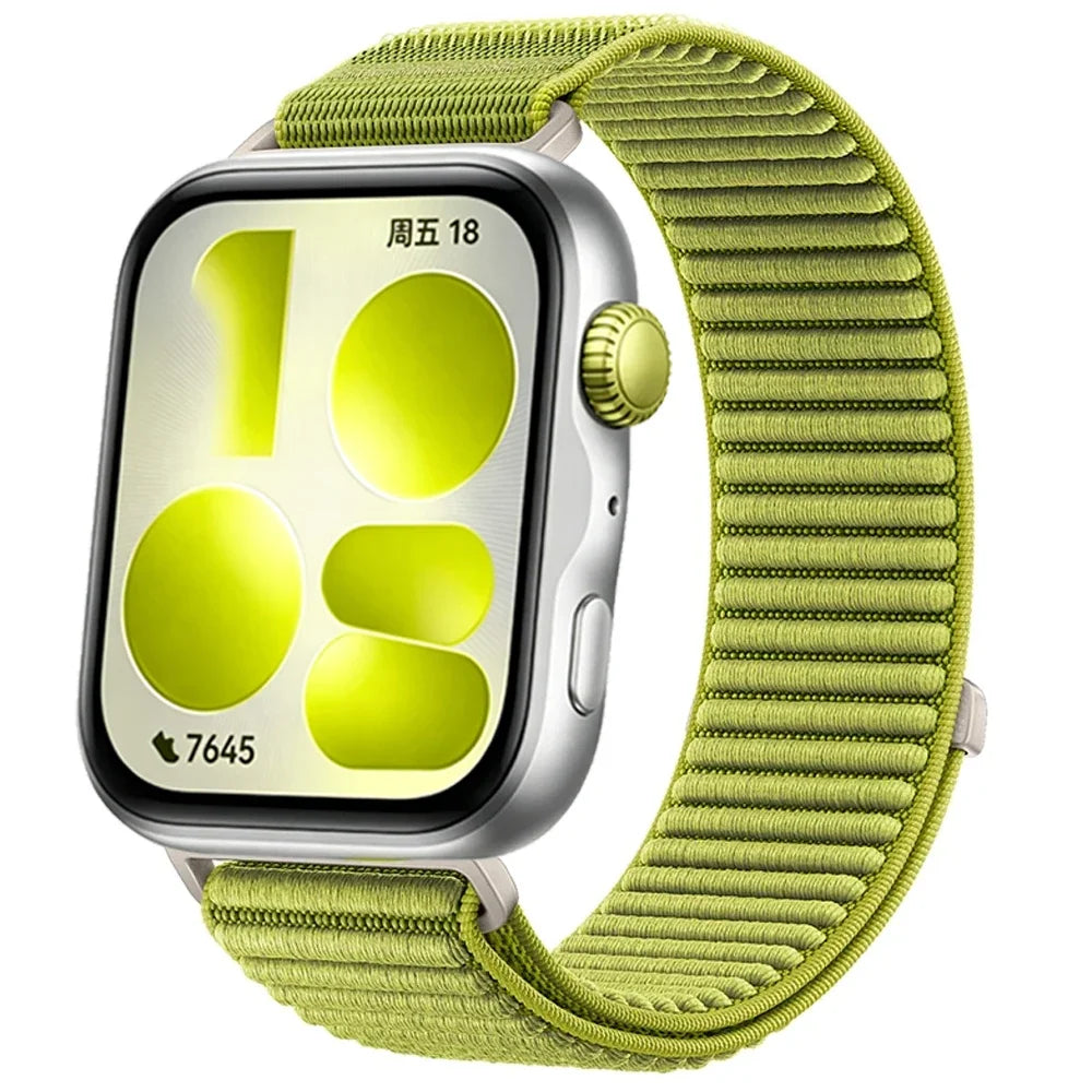 Nylon Braided Loop Strap for Huawei Watch Fit 3/4/5 SmartWatch Sports Comfortable Band For Huawei Watch Fit 5-4 Pro Accessories