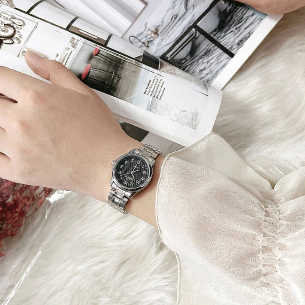 Minimalist Couple Watches Water-Resistant Digital Large Dial Watches Men's & Women's Quartz Wristwatches Valentine's Day Gifts