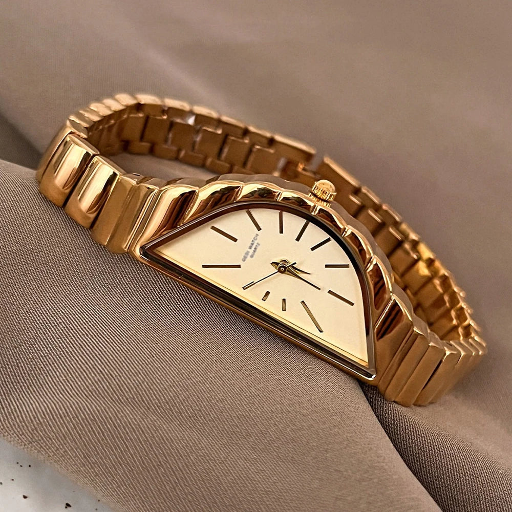 GEDI Gold Watch Elegant 2026 Wristwatches Ladies Watches Luxury Vintage Niche Waterproof Quartz Watches Gifts for Women