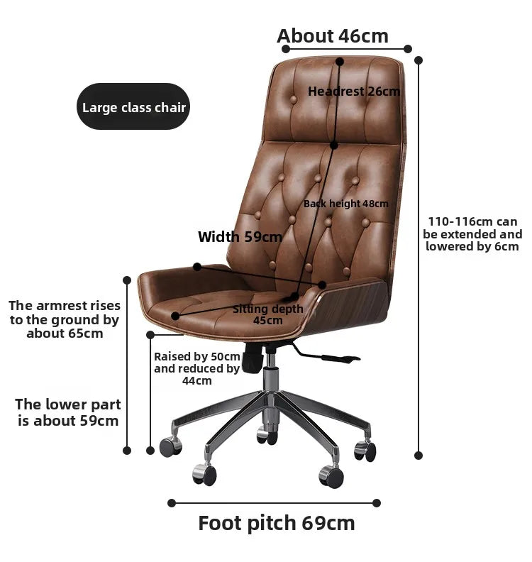 Office, computer chair, retro style office chair. Sitting for a long time without getting tired can make you feel relaxed