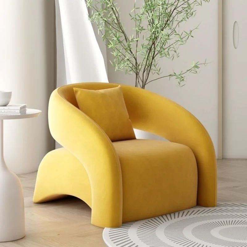 New Sofa, Living Room, Single Person, Light Luxury, High-end Reception, Small Sofa, Beauty Salon, Lazy Leisure Chair Furniture