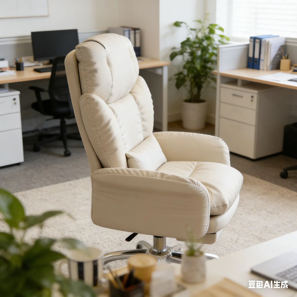 AOLIVIYA Modern Comfortable Computer Chair, Reclining Lazy Sofa for Long Sitting Home Use Office Desk Bedroom Gaming B915623