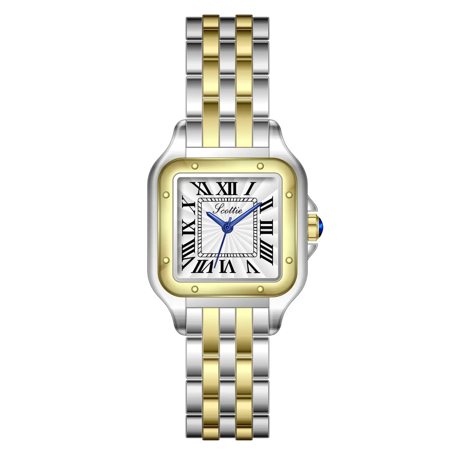 New Women'S Luxury Square WatchUltra-Thin Ladies' Watch With Steel Band High-End Selected Timepiece, Elegant Women'S Wristwatch.