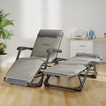 Outdoor Portable Lightweight Adjustable Folding Gravity Lounger For Beach Camping, Poolside, Hotels