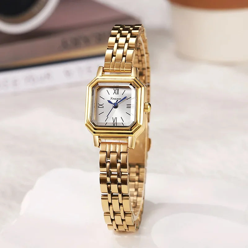 Fashion Stainless Steel Strap Wristwatch Women Small Dial Quartz Watch Ladies Student Clock Gift Relojes Para Mujer Dropshipping