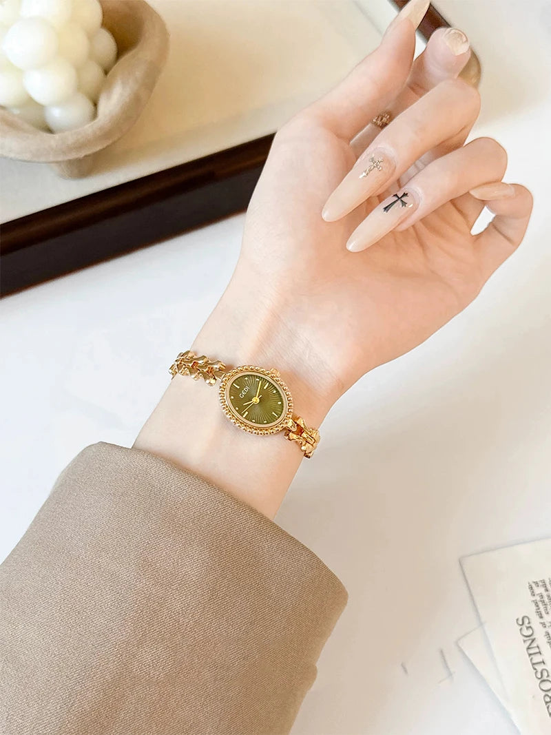 GEDI Ladies Watches Luxury Vintage Women Quartz Watch Waterproof Elegant Niche Wristwatches Fashion Watches Gifts