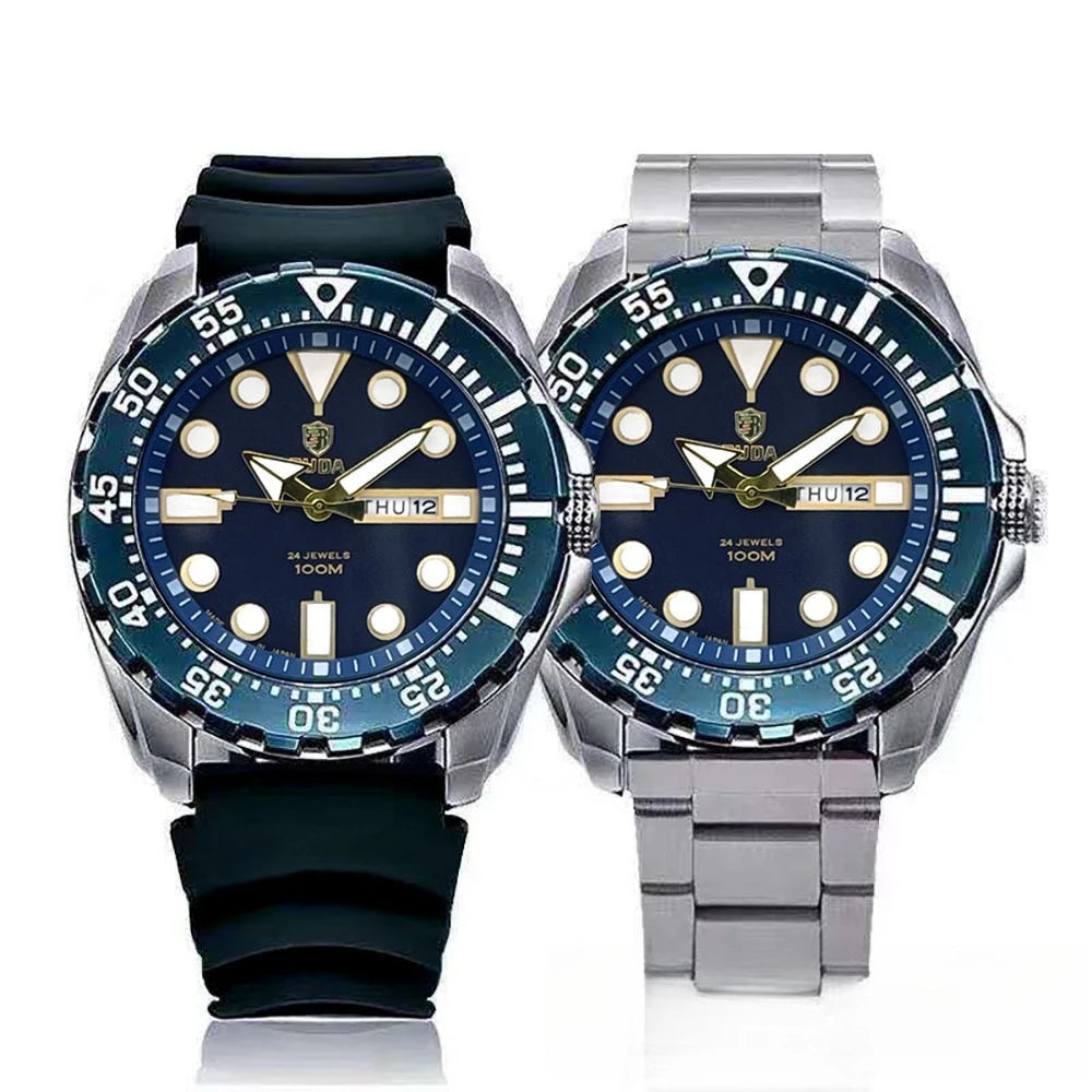 High-Quality Luxury Watch Calendar, Day, Water-Resistant, Luminous Quartz Watch Business Men's Watch Fashion Timepiece