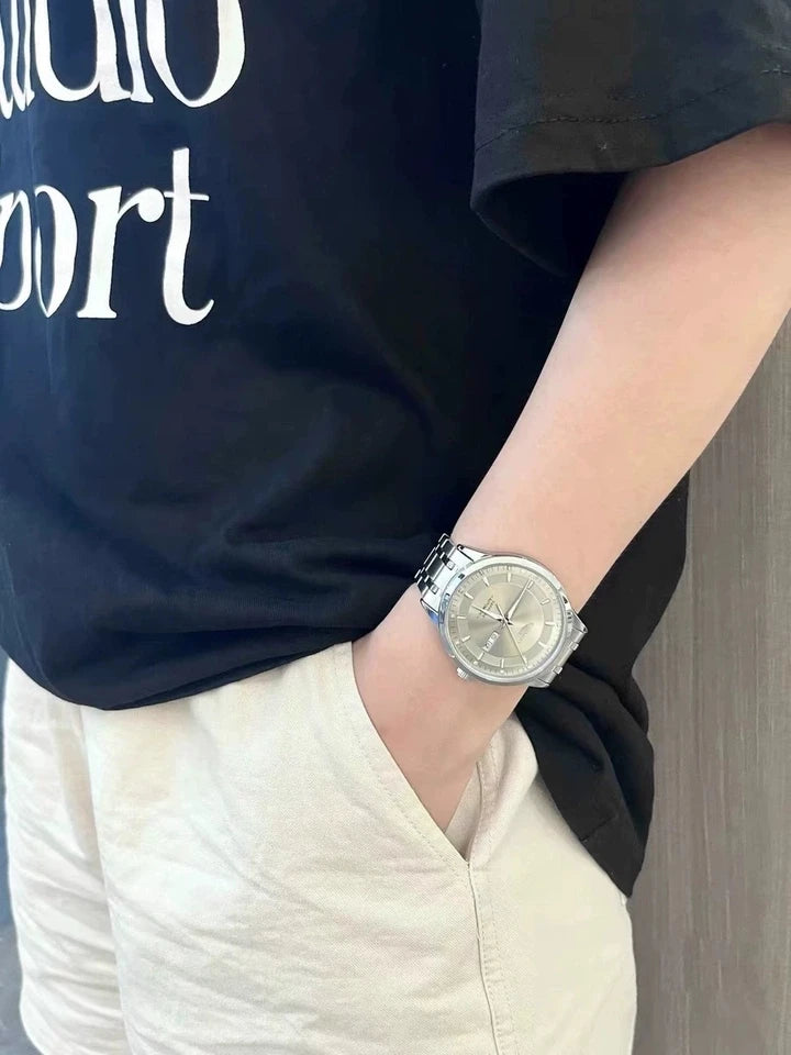 CHENXI Top Brand Fashion Men's Watch Convex Mirror Waterproof Night Light Date Calendar Stainless Steel Strap Quartz Watches NEW