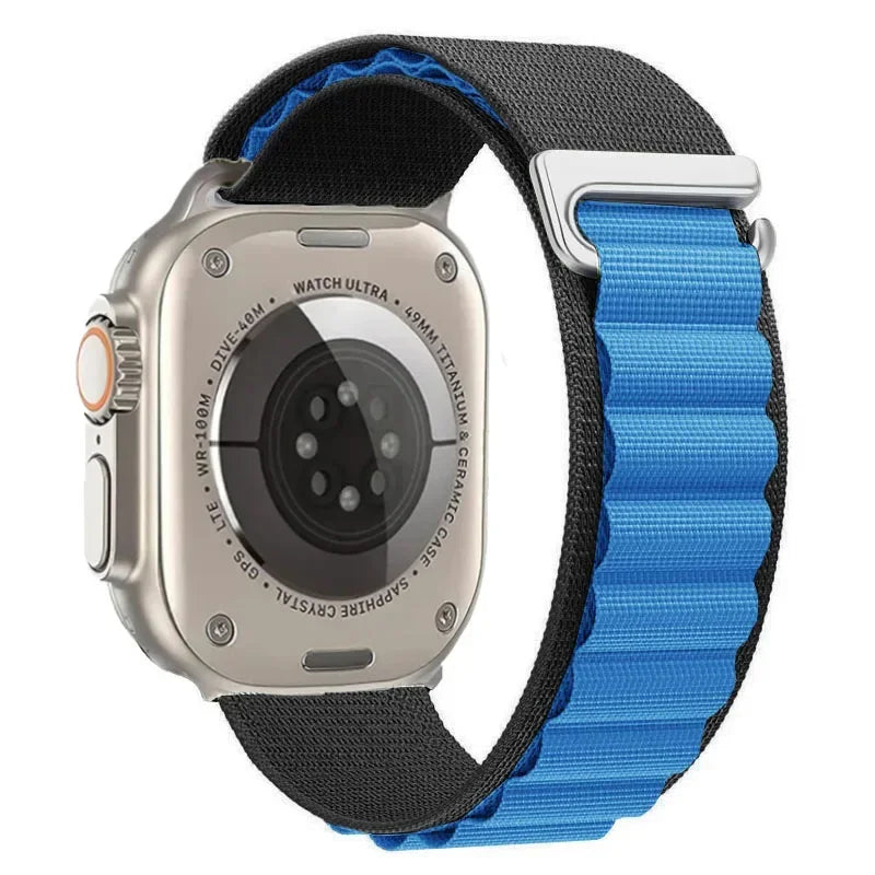 Alpine Strap for Apple Watch Ultra/3 11 10 9 8 7 Band 46mm 49mm 45mm 41mm Nylon Sports Bracelet IWatch 6 5 4 3 SE 44mm 40mm 42mm