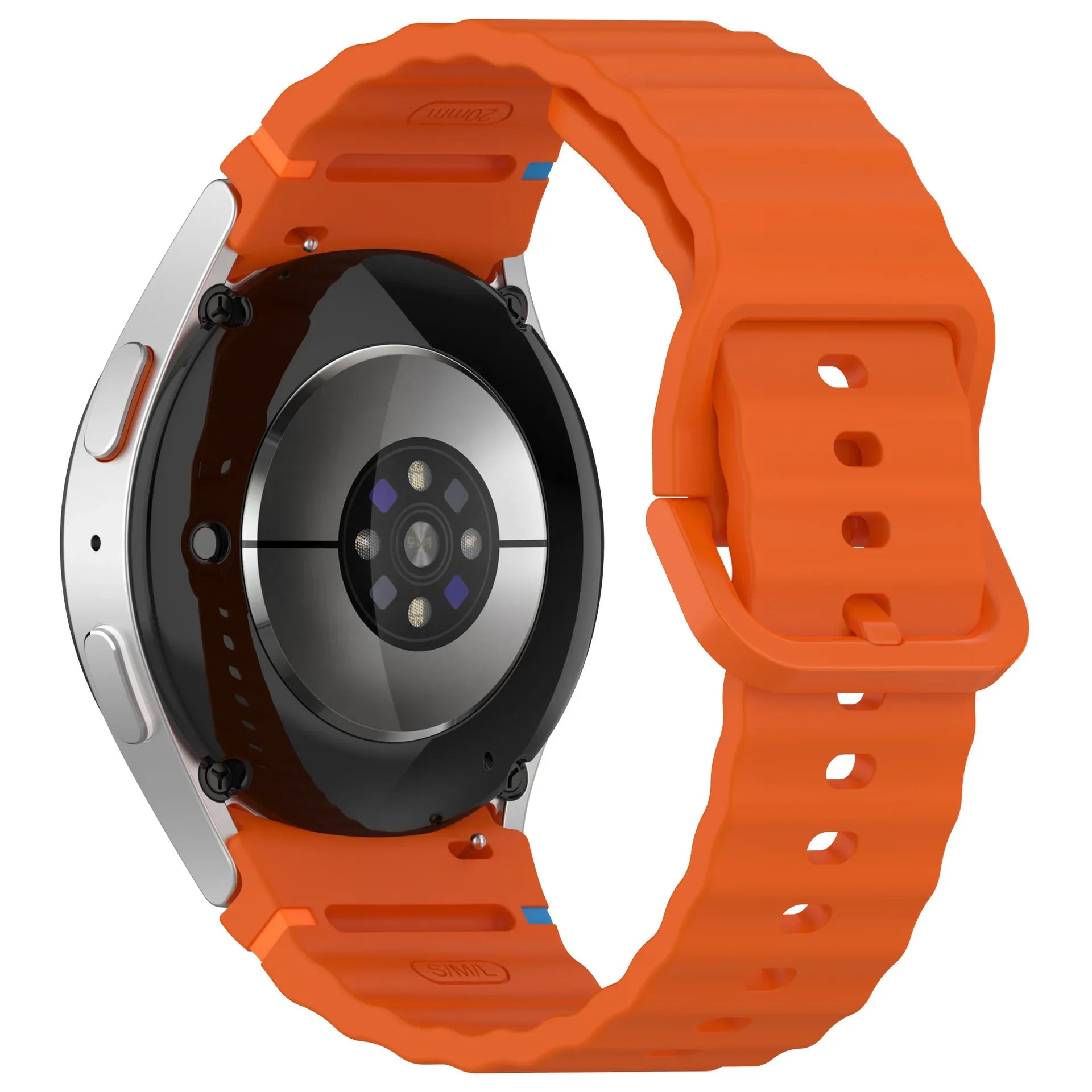 New Official Silicone Strap For Samsung Galaxy Watch 6 4 Classic 47mm 46mm 43/42mm Watchband Galaxy Watch 7 6 5 4 40mm 44mm Belt