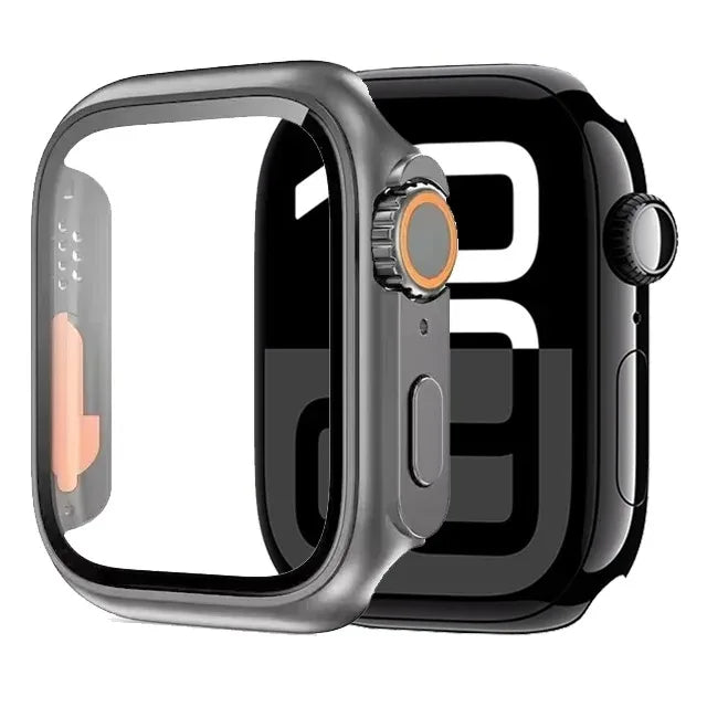 Glass+Cover for Apple Watch 4/5/6/SE3 40mm 44mm 7/8/9 41 45mm Screen Protector Change Ultra Bumper iWatch Series 10/11 42mm 46mm