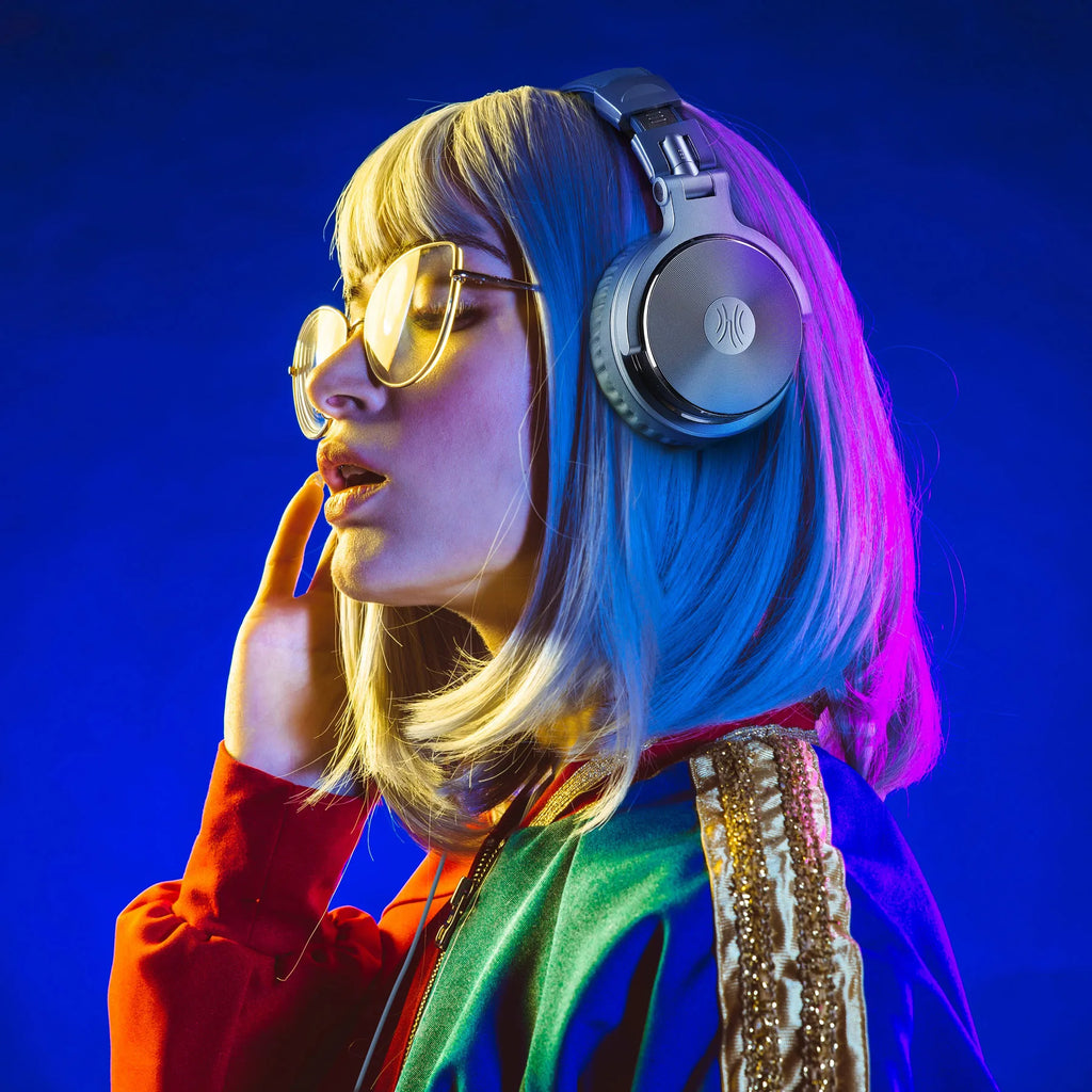 Oneodio Pro-10 Wired Headphones with 50mm Quality HiFi Drivers Stereo Big Headphones Studio Mixing Recording Monitoring Headset