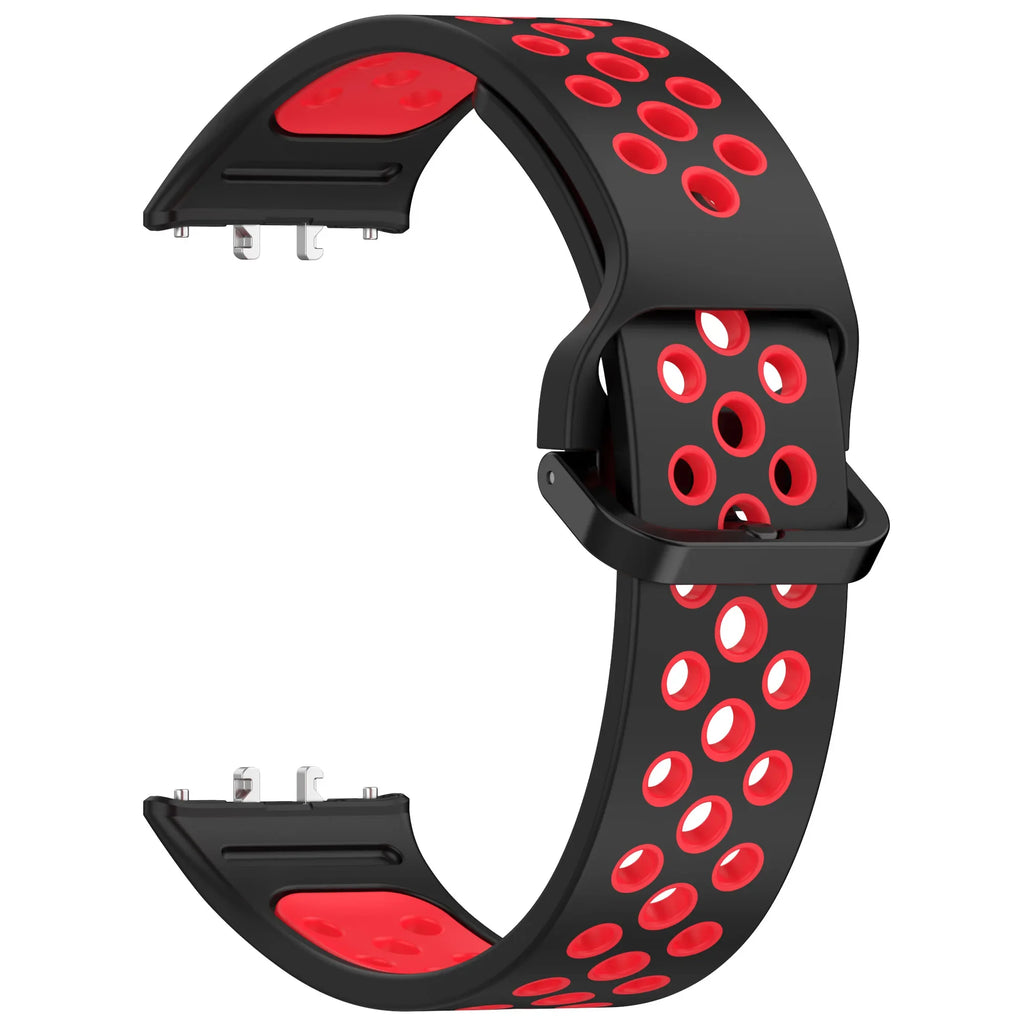 Silicone Strap For Samsung Galaxy Fit 3 Band Bracelet Two-tone Watchband Correa For Samsung Galaxy Fit 3 Replaceable Wristband