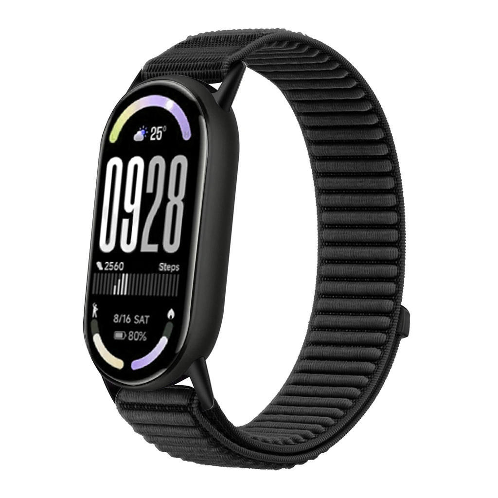 Nylon Breathable Strap for Xiaomi Mi Band 10 9 8 Sports Bracelet Replacement Wristband for Xiaomi Mi Band 10 Watchband Accessory
