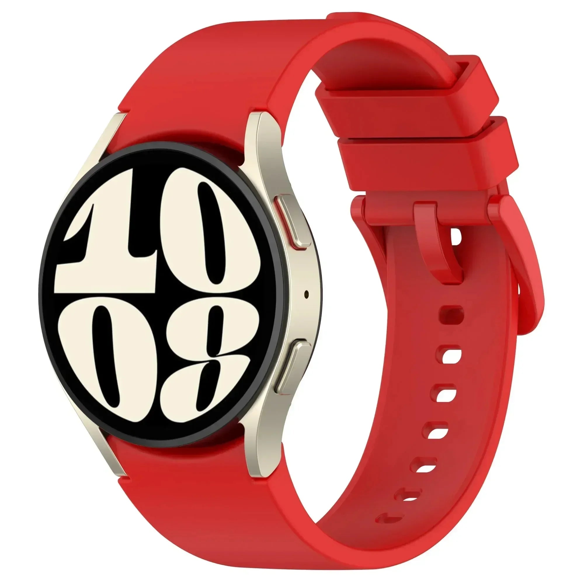 New Official Silicone Strap For Samsung Galaxy Watch 6 4 Classic 47mm 46mm 43/42mm Watchband Galaxy Watch 7 6 5 4 40mm 44mm Belt