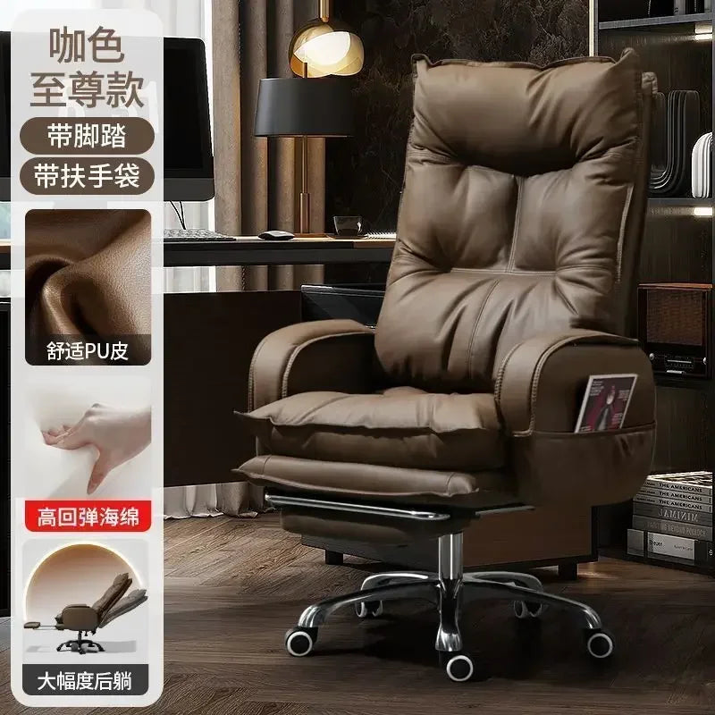 AOLIVIYA Comfortable Executive Home Office Computer Chair Long Sitting Business Study Sofa Seat A637583AOLIVIYA Comfortable Exec