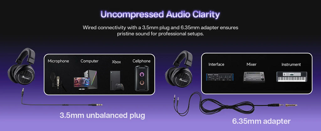 Linsoul Kiwi Ears Ellipse Studio-Grade Dynamic Driver Headphones with Comfortable Design and Dtachable Cable Design