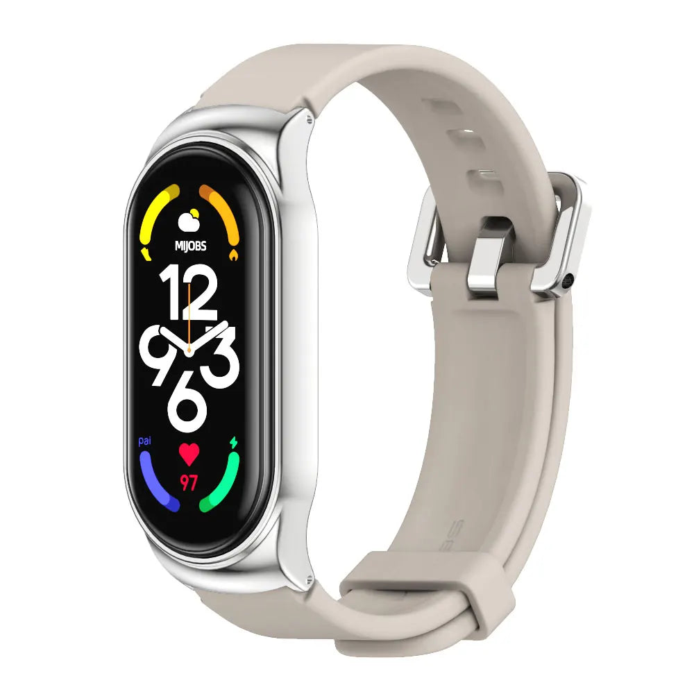 Strap for Mi Band 10 9 8 7 6 5 Watch Band for Mi Band 10 Silicone Wristband for Mi Band 9 Bracelet For Mi Band 8 Strap