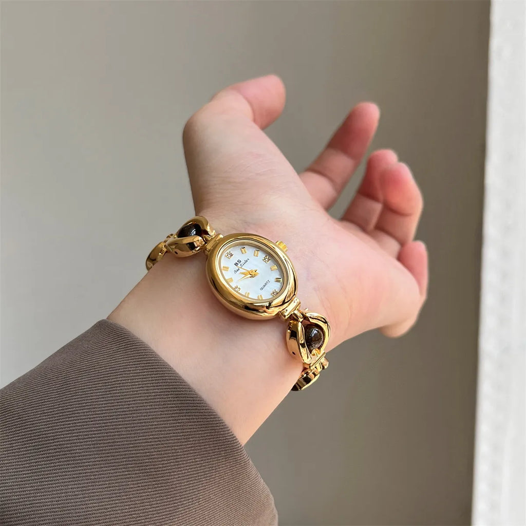 BS bee sister Woman Watches Luxury Fashion Dress Elegant Quartz Women's Wristwatch Clock