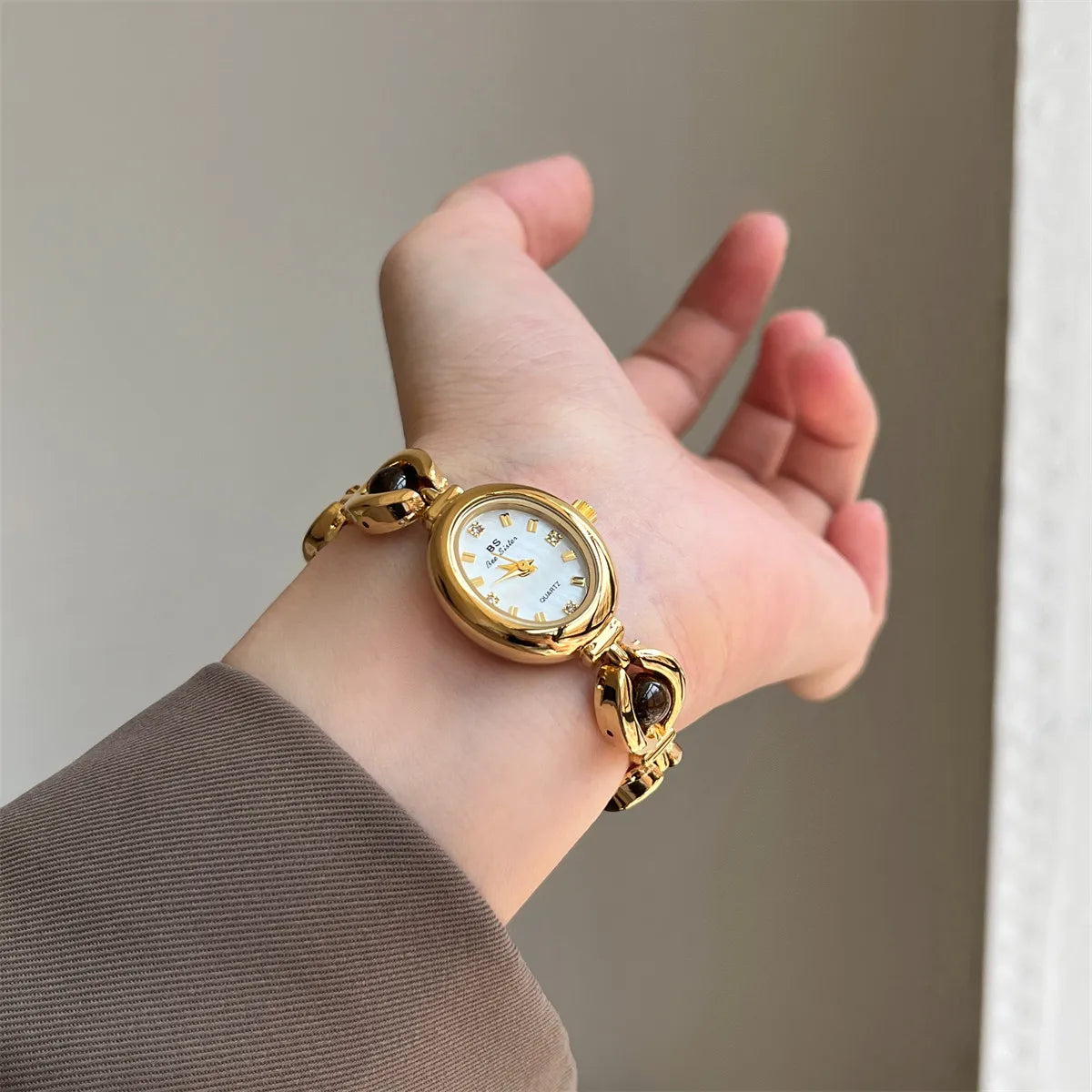 BS bee sister Woman Watches Luxury Fashion Dress Elegant Quartz Women's Wristwatch Clock
