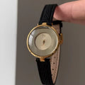 New luxury women's watch Light Luxury mirror Quartz small dial Creative leather Ladies Watch Birthday gift