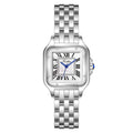 New Women'S Luxury Square WatchUltra-Thin Ladies' Watch With Steel Band High-End Selected Timepiece, Elegant Women'S Wristwatch.