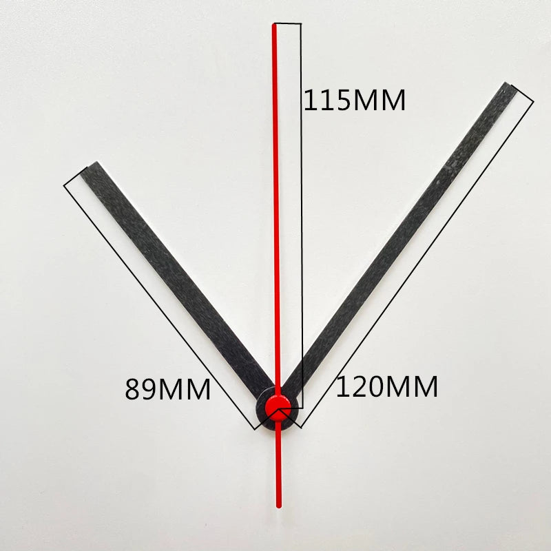 Mute DIY Wall Clock Movement Mechanism with Clock Hands Silent Kit Battery Operated Watch Repair Parts Replacement Set
