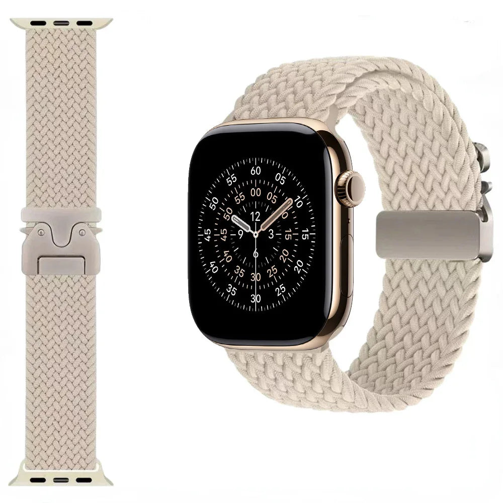 nylon Braided Strap For Apple Watch Band Ultra 3/2/1 49mm parachute Buckle 11 10 46mm 42mm 9 8 7 45/41mm iWatch 6 5 SE3 44/40mm