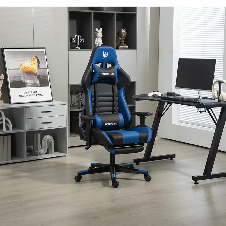 AOLIVIYA Modern Light Ergonomic Gaming Computer Chair, Swivel Seat with Lift for Home Live Broadcast Comfortable Sedentary Dormi