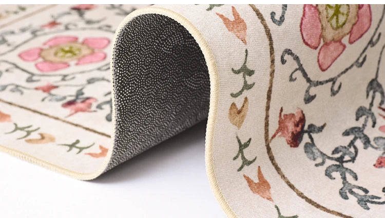 Moroccan Style Living Room Decoration Round Carpet Large Area Rugs for Bedroom Home Rocking Chair Floor Mat Washable Lounge Rug
