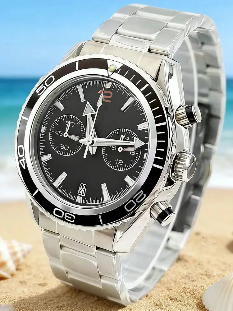 2026 new model men's luxury wristwatch VK64 chronograph, men's quartz watch, water-resistant stainless steel men's watch