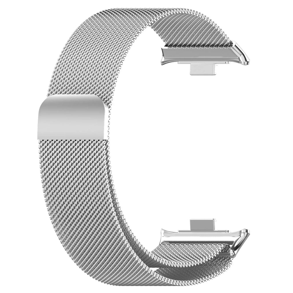 Milanese Loop Strap For Xiaomi Mi Band 9/8 Pro Metal Magnetic Durable Wristband Watchband For Redmi Watch 4/5/6 Correa Accessory
